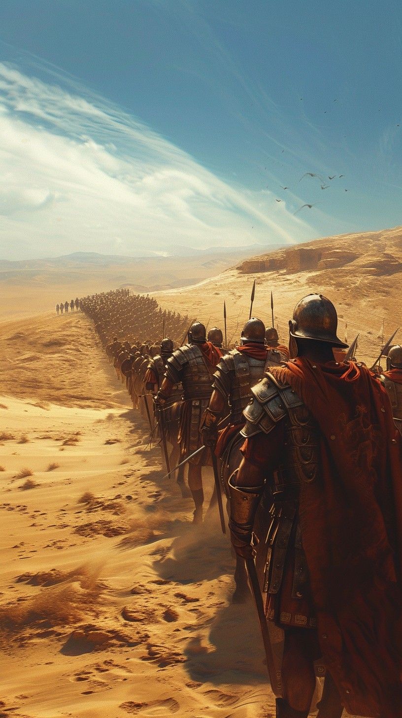 816x1456 Free Desert Warrior March Image, Warriors, March