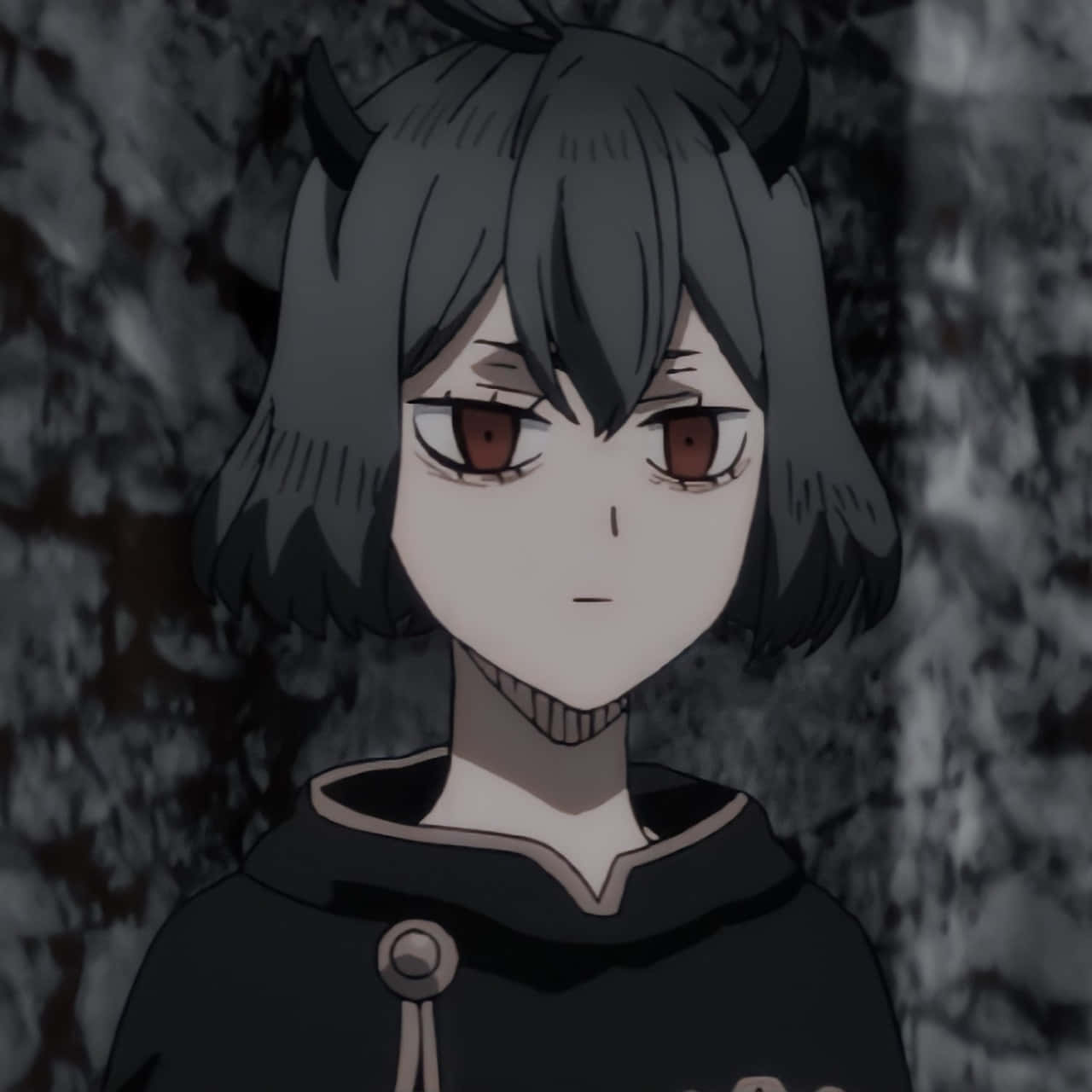 1280x1280 Download Nero, A Magical Knight In The Anime Series, Black Clover Wallpaper