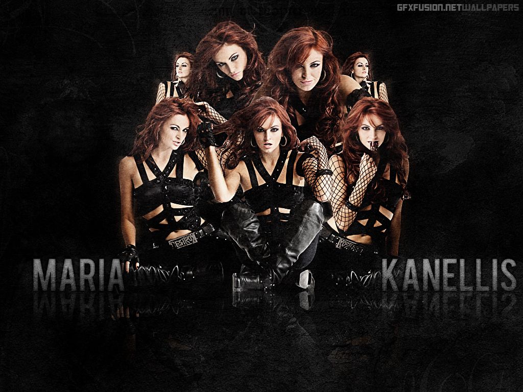 1024x768 WWE: Maria Kanellis Wallpaper
