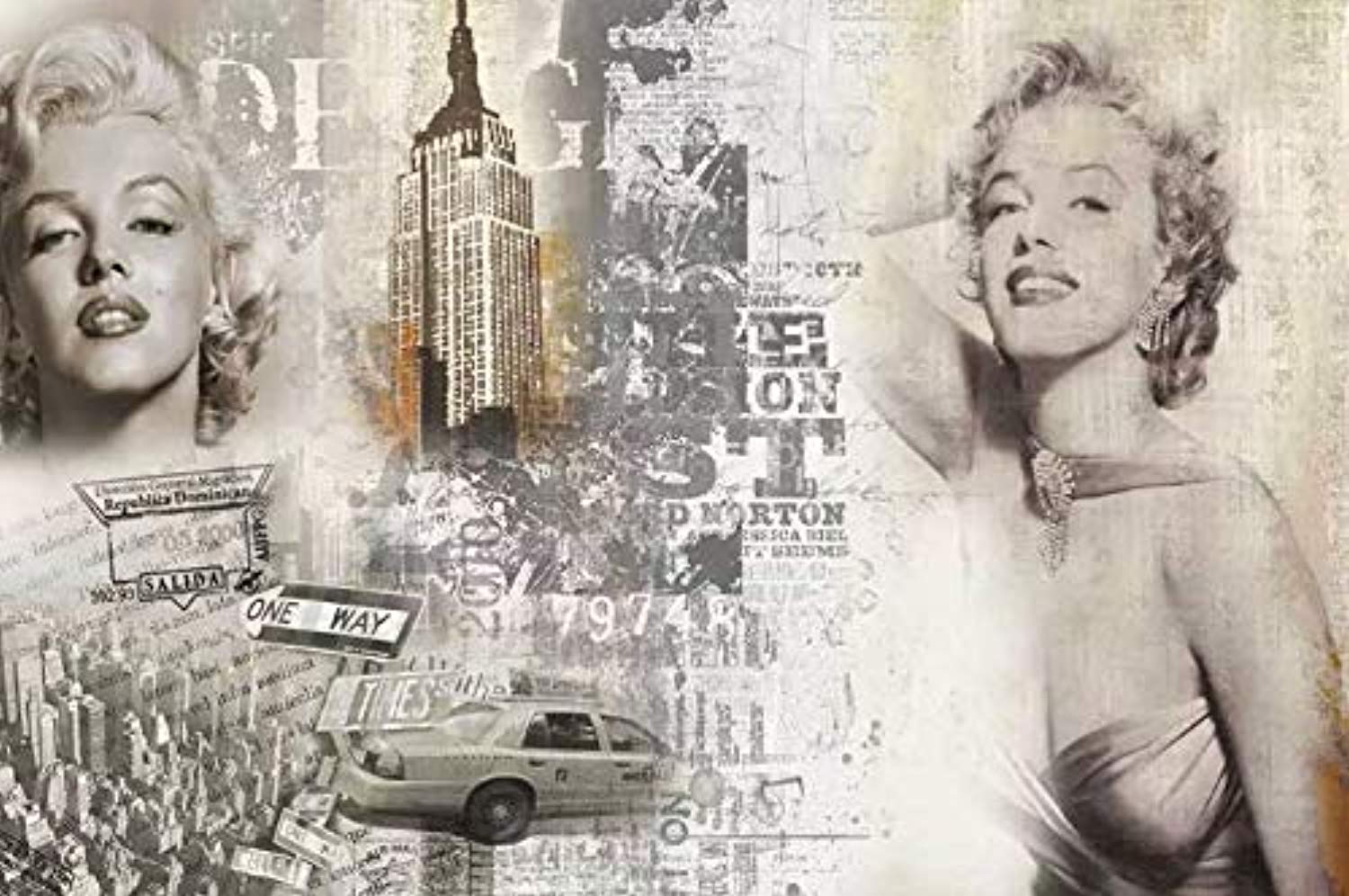 1500x996 Marilyn Monroe Wallpaper Vintage Artistic Wall Art