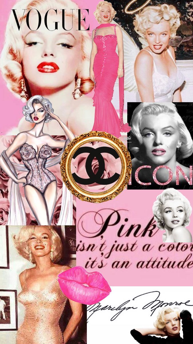 675x1200 Marilyn Monroe Pink Aesthetic Wallpaper