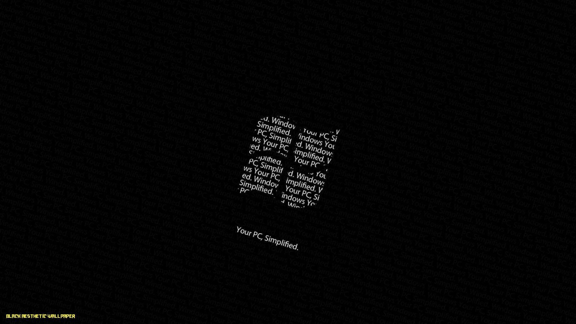 1862x1047 Dark Y2k Computer Wallpaper