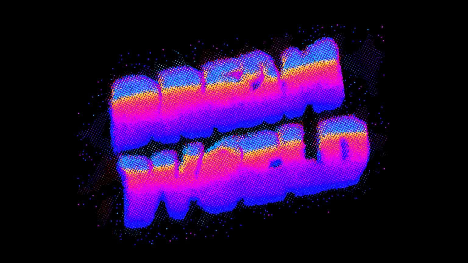 1536x864 Y2K Chrome Text Dream World Aesthetic Desktop Wallpaper