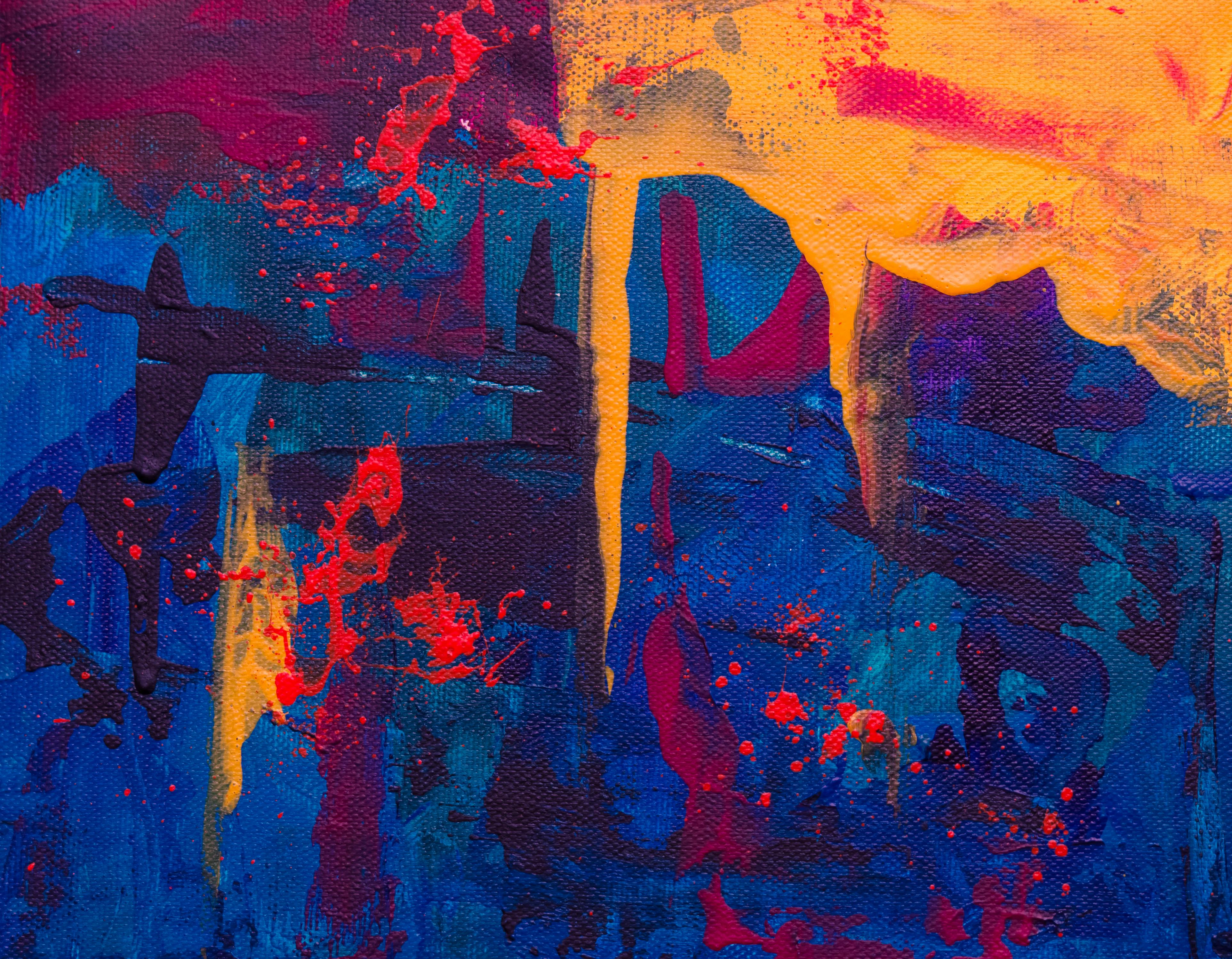 3850x2997 Abstract Painting · Free