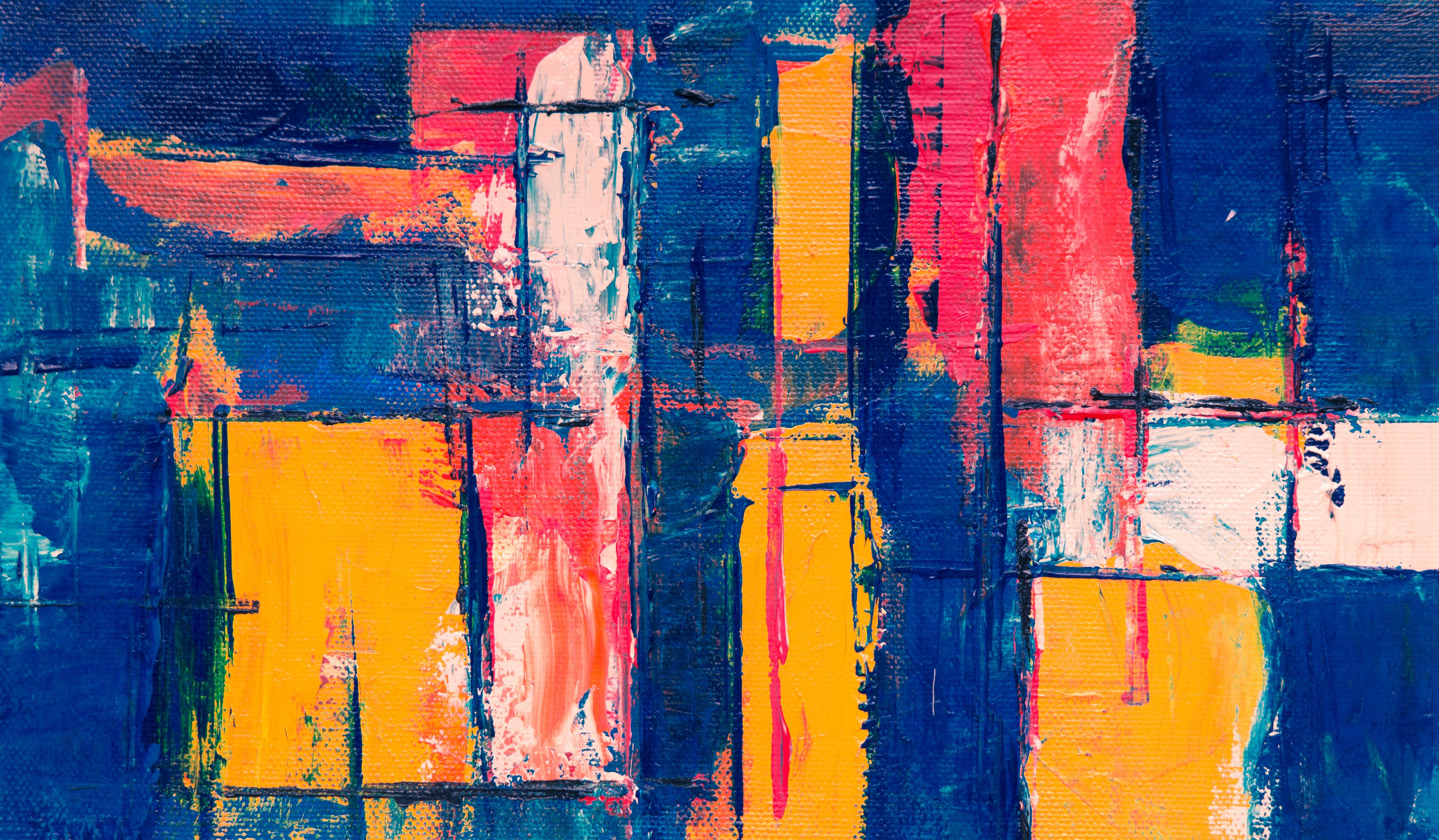 5233x3057 Block Painting Royalty Free