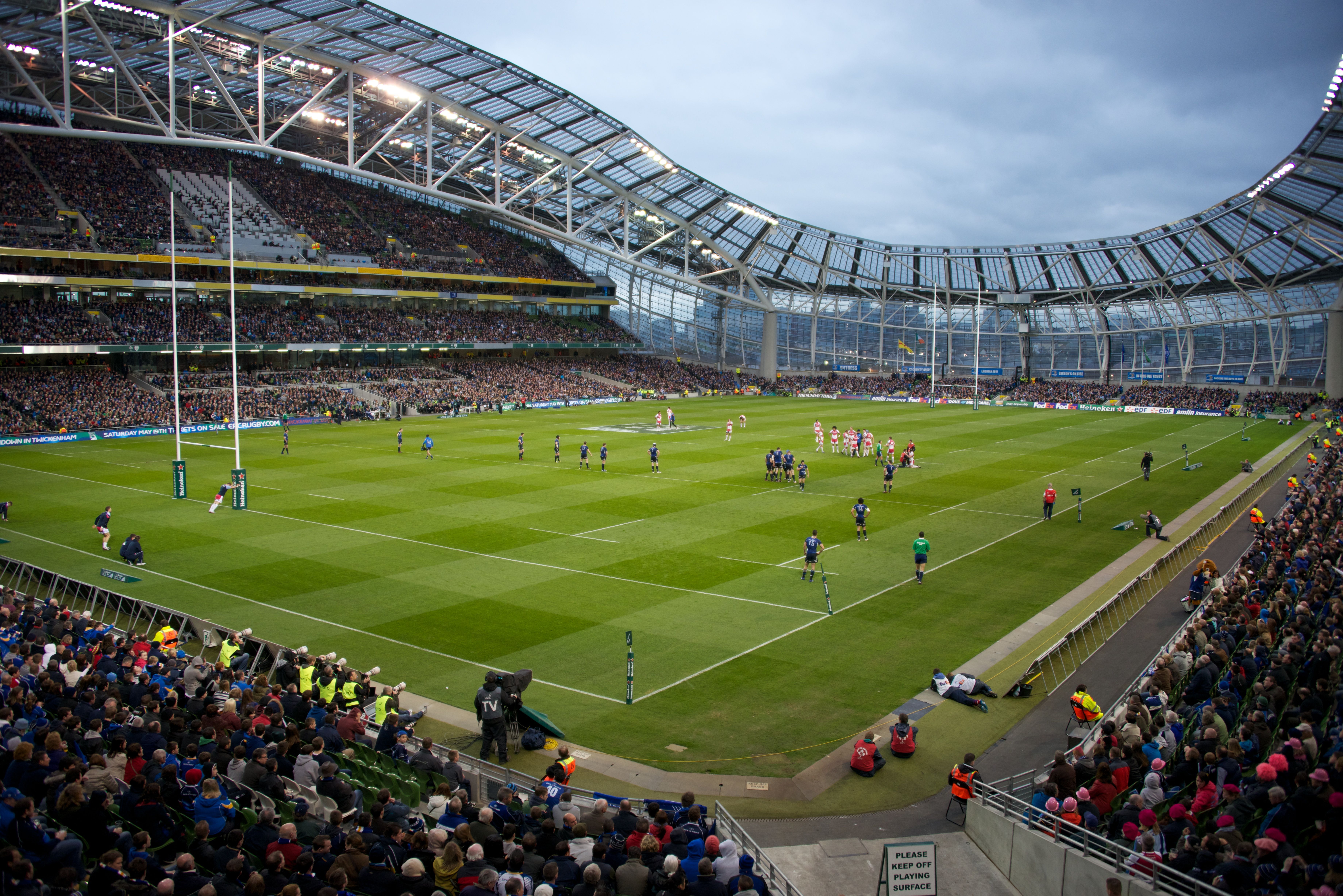 7360x4912 Aviva Stadium seen from Block