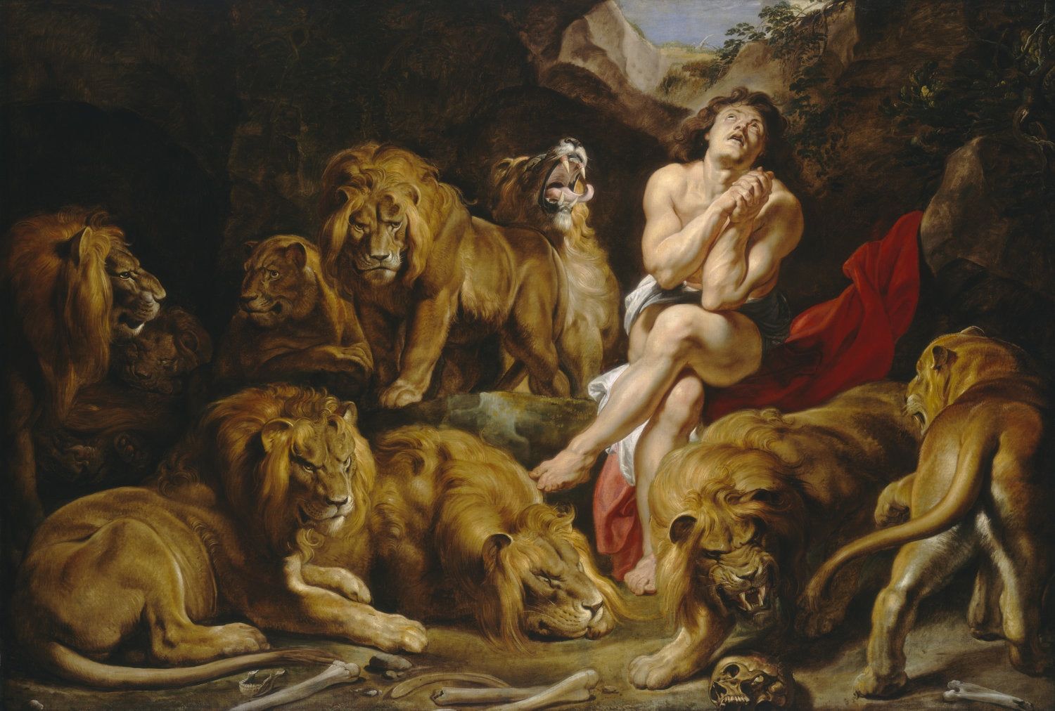 1500x1012 Classic Dramatic Oil Painting Wall Mural