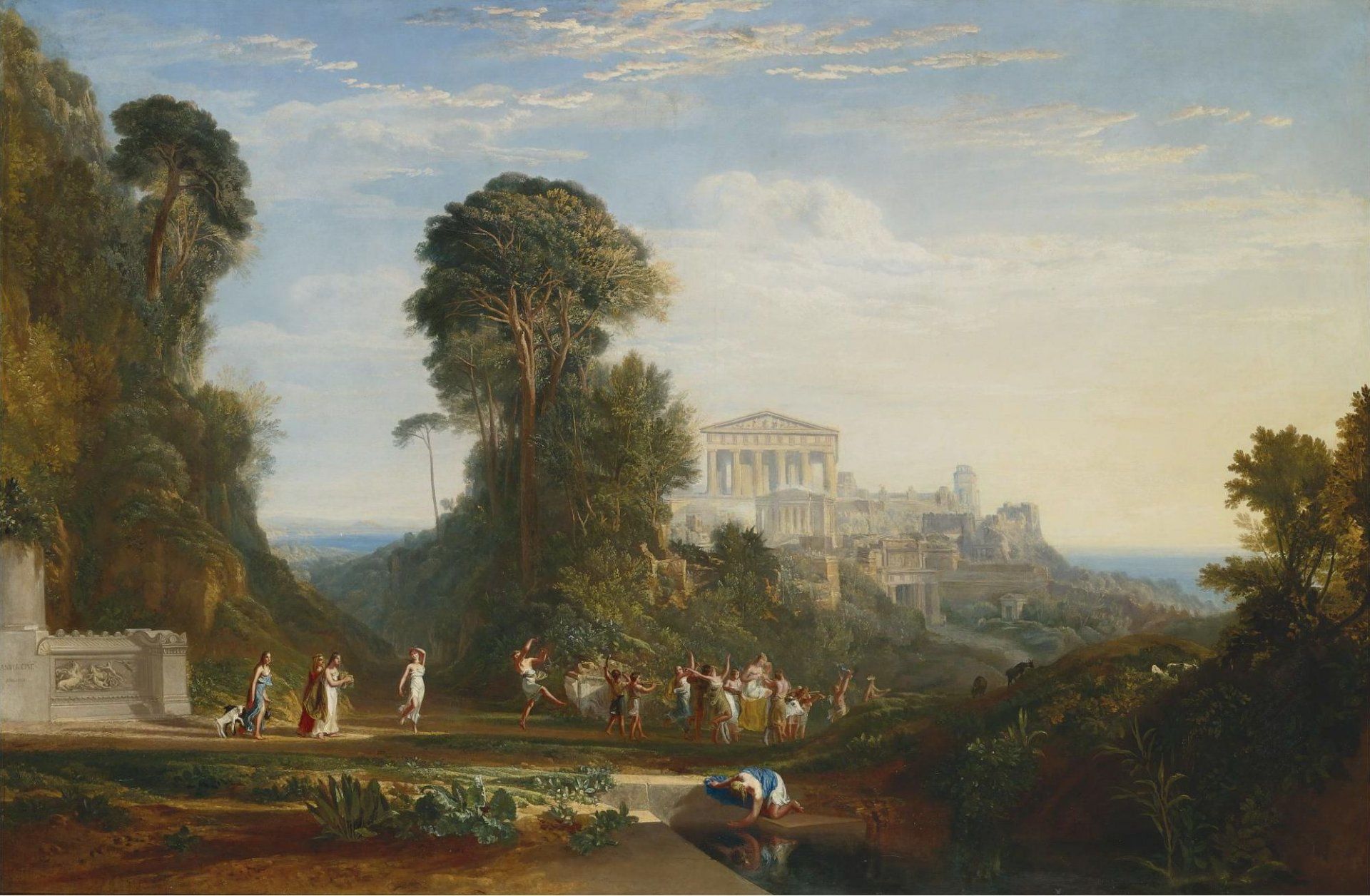 1920x1256 Majestic HD Oil Painting: Timeless Artistic Landscapex1306