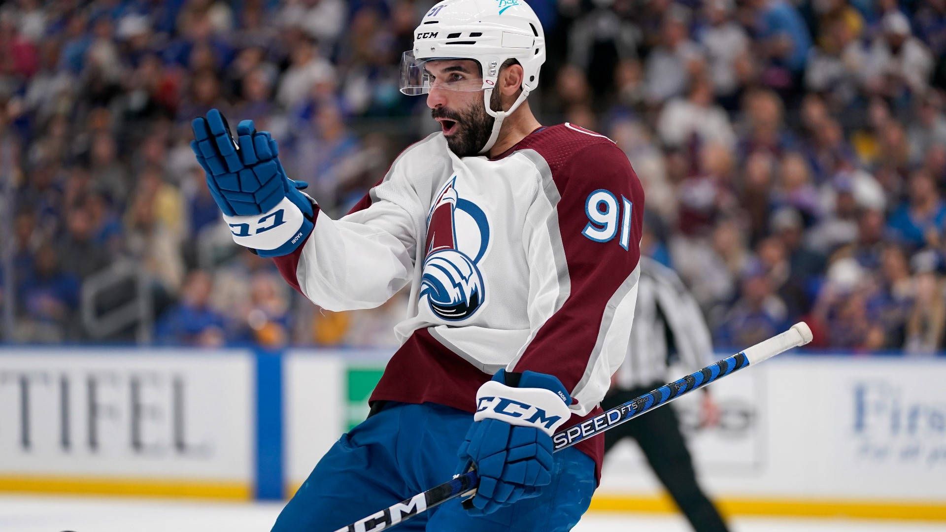 1920x1080 Download Nazem Kadri Colorado Avalanche Ice Hockey Wallpaper