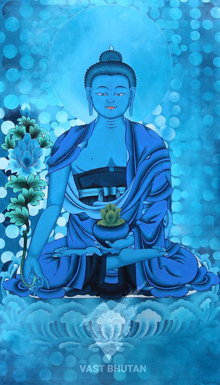 760x1330 HWH133 Medicinal Buddha