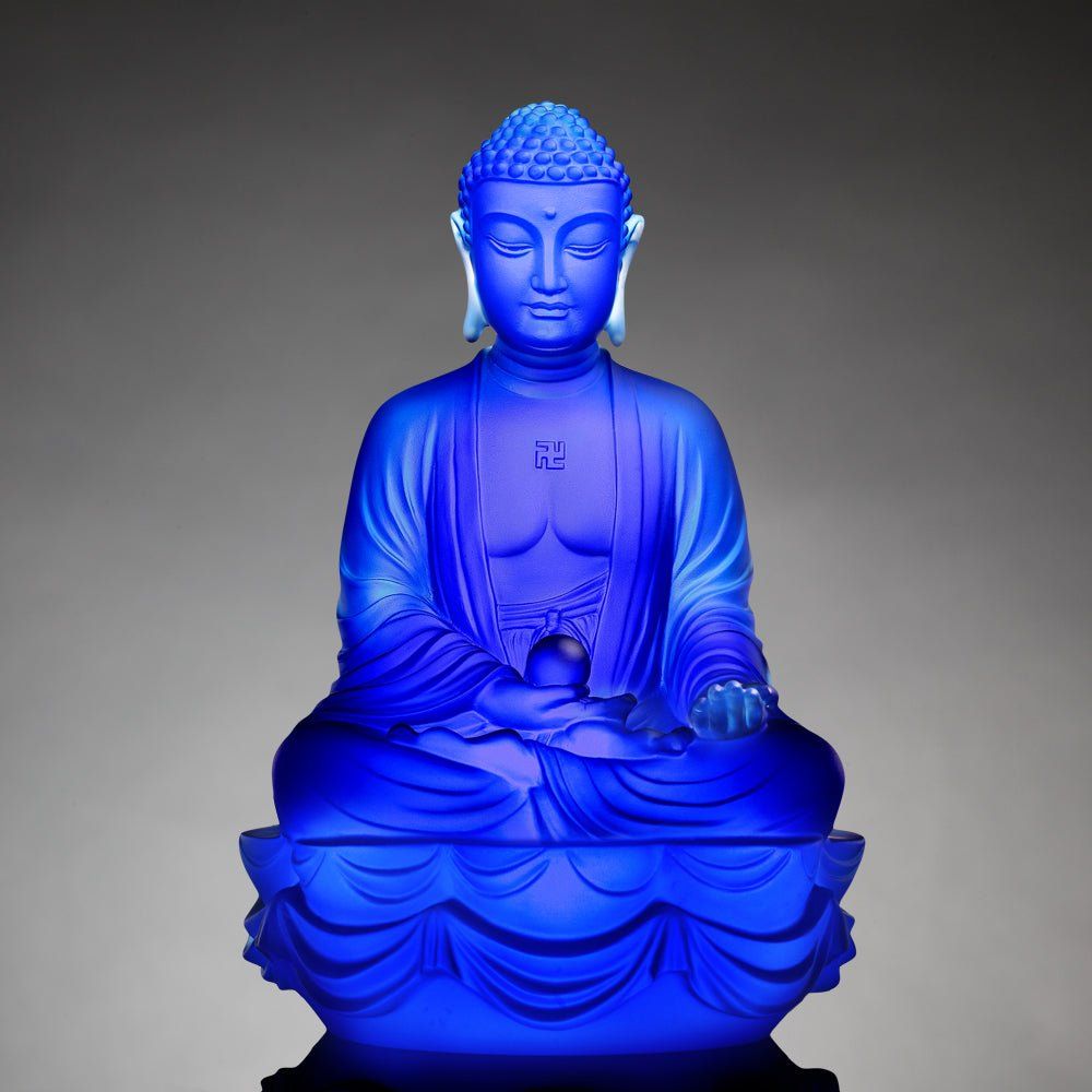 1000x1000 Crystal Buddha, Medicine Buddha, Present Mindfulness