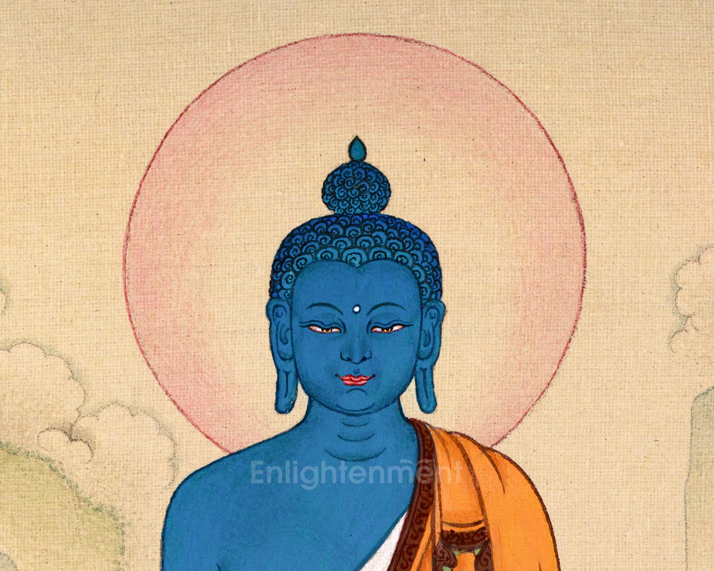 2500x2000 Medicine Buddha: Healing Buddha in Lhasa's Pure Stone Colors.5 x 9 Inches