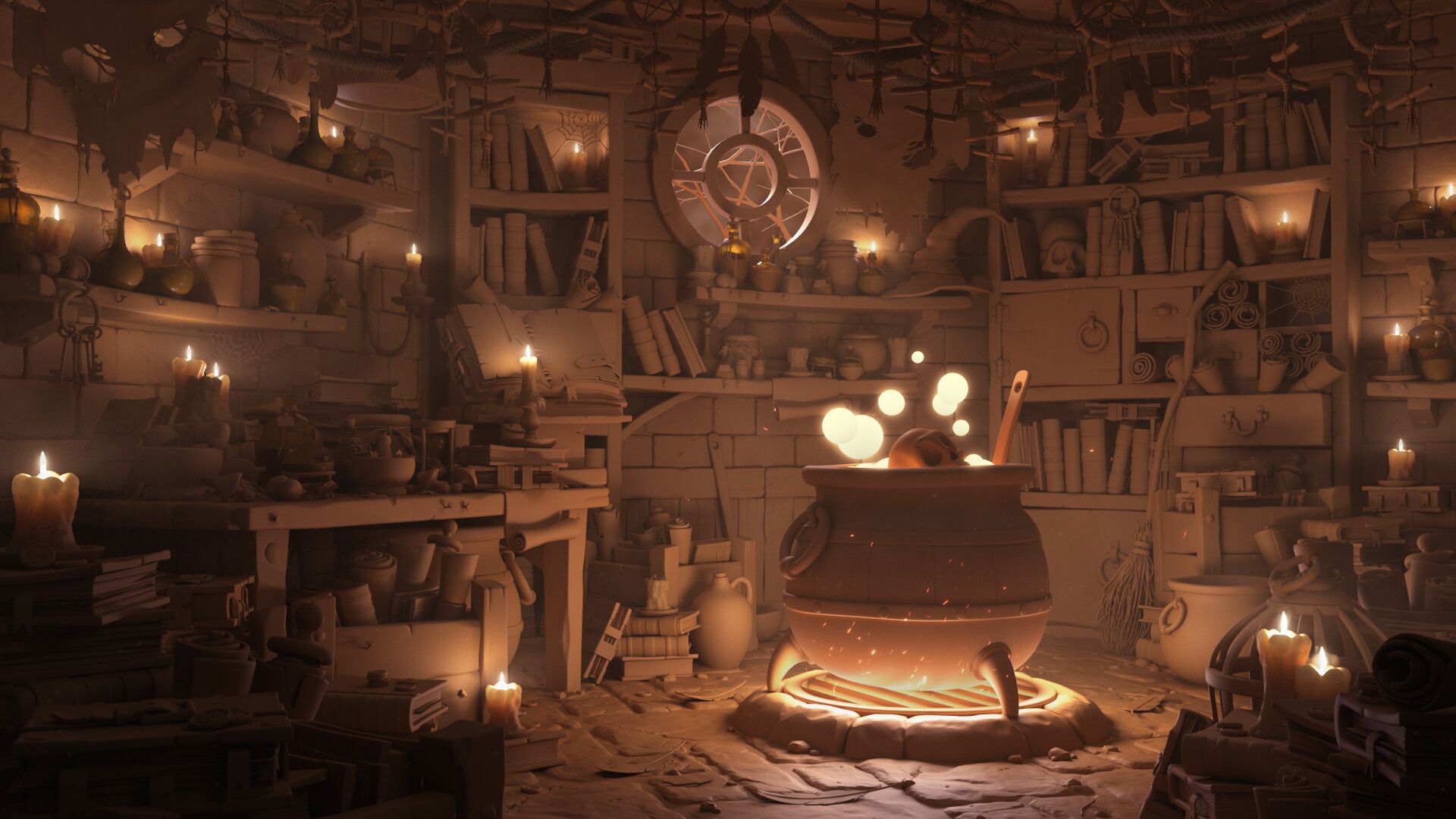 Wizard Room Wallpapers - Top Free Wizard Room Backgrounds - WallpaperAccess
