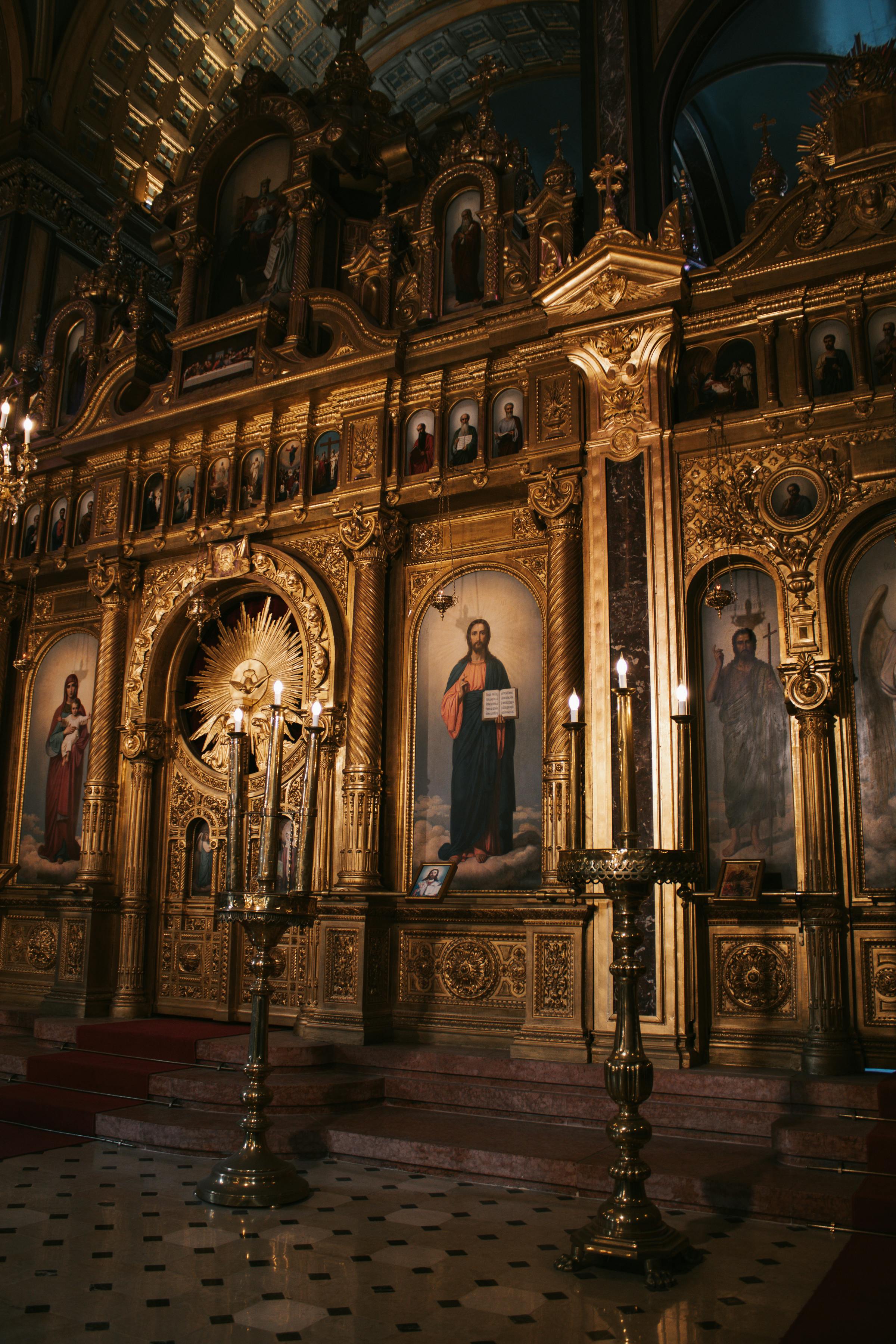 2400x3600 Iconostasis in Orthodox Church · Free
