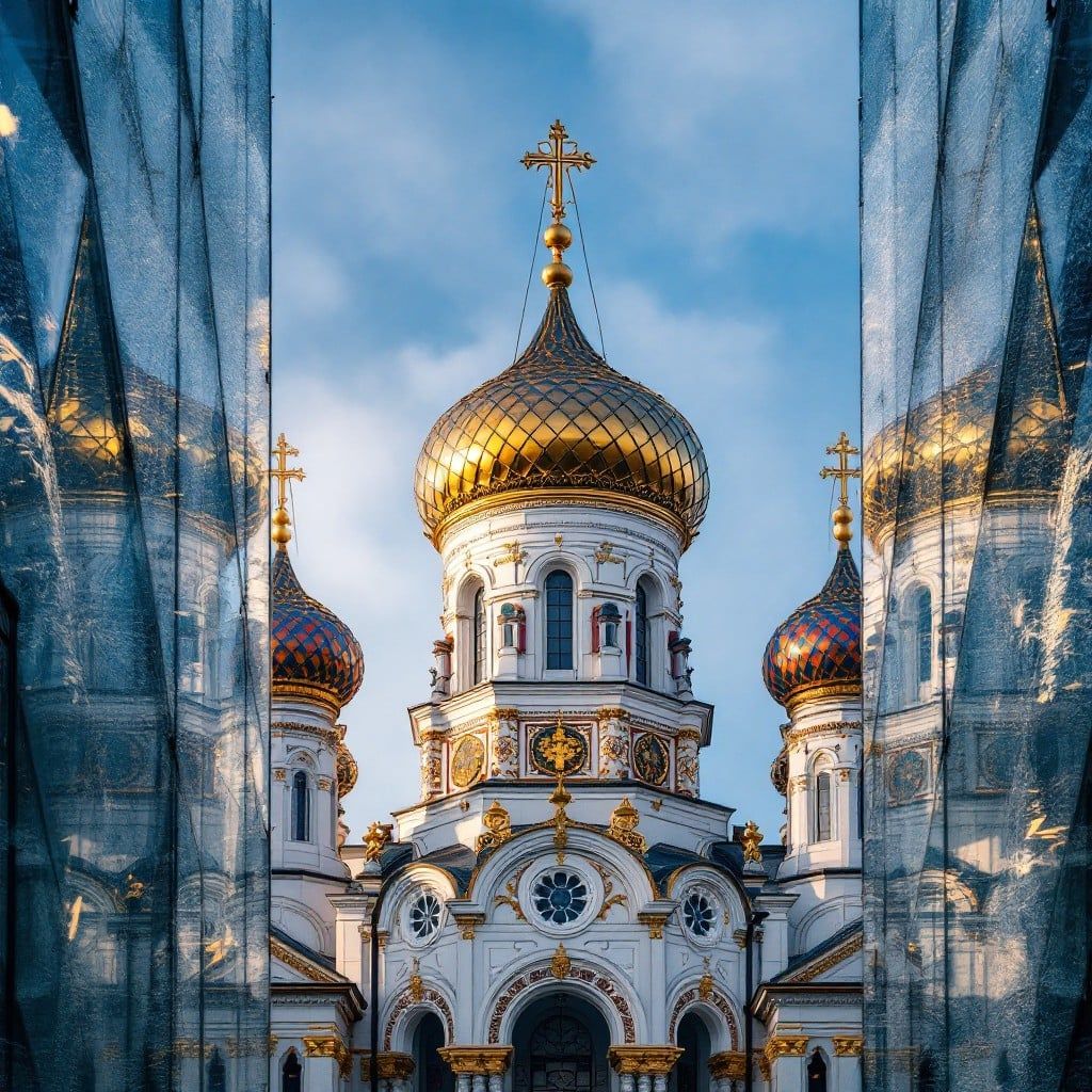 1024x1024 Free Moscow Winter Glory Image, Church, Winter