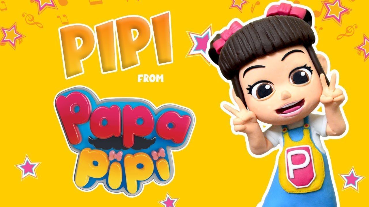 1280x720 Pipi Zola. Papa Pipi. MONSTA. Seni Tanah Liat / Polymer Clay