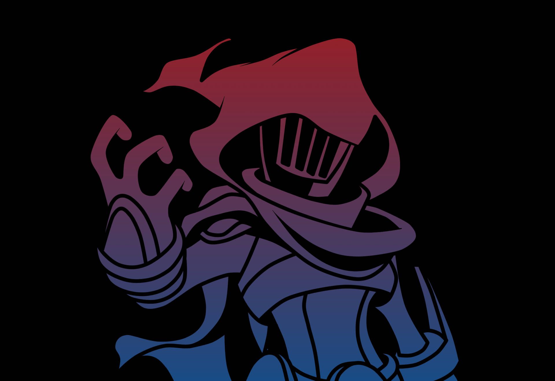 1920x1317 Download Minimalist Illustration of Shovel Knight's Specter Wallpaper