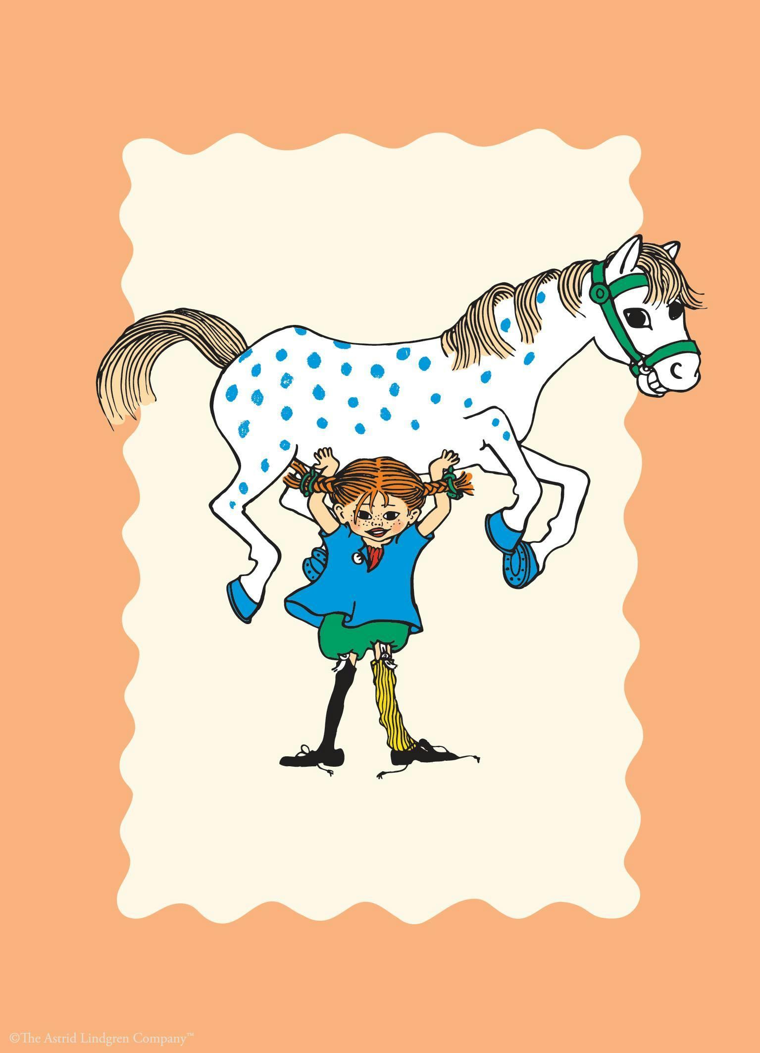 1535x2126 Pippi Longstocking and the Horse Poster