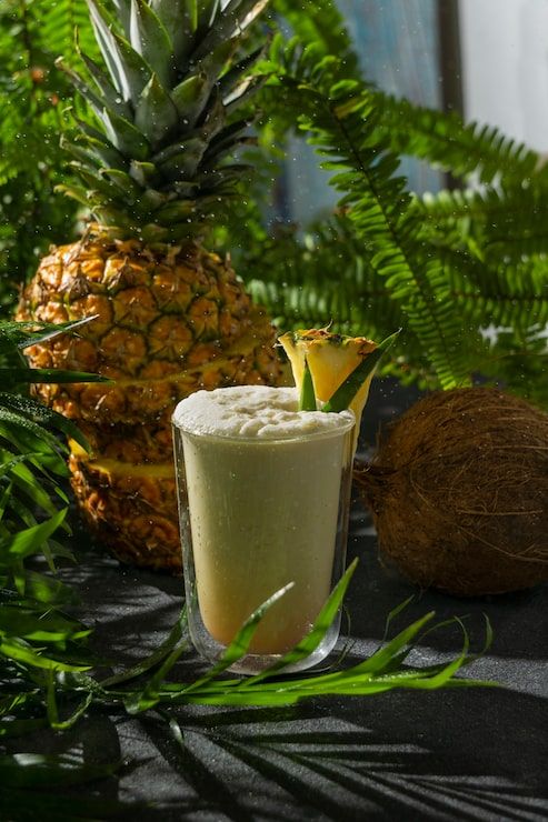 493x740 Pina colada background Image