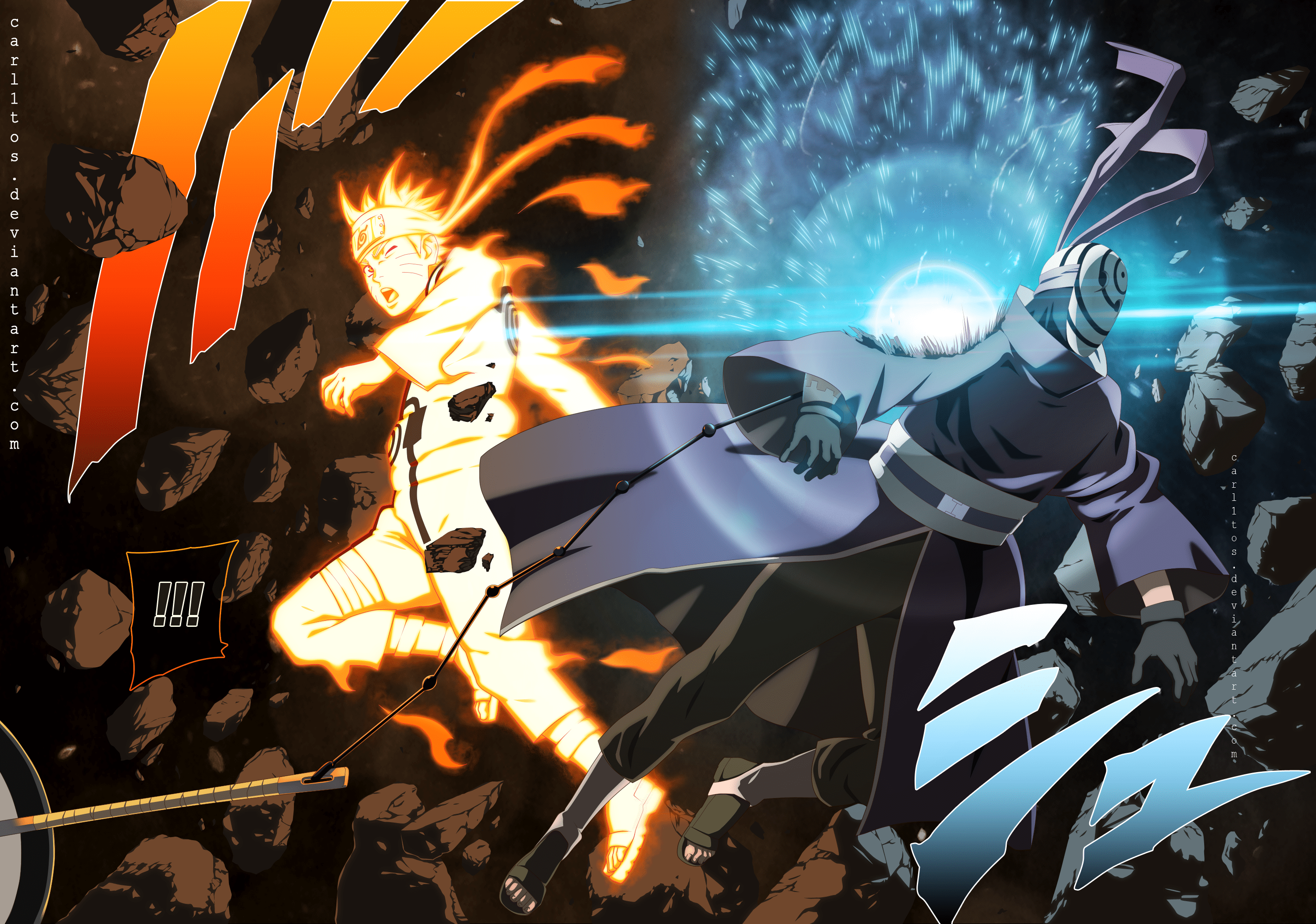 3000x2105 Naruto Uzumaki Sage of Six Paths HD Wallpaper