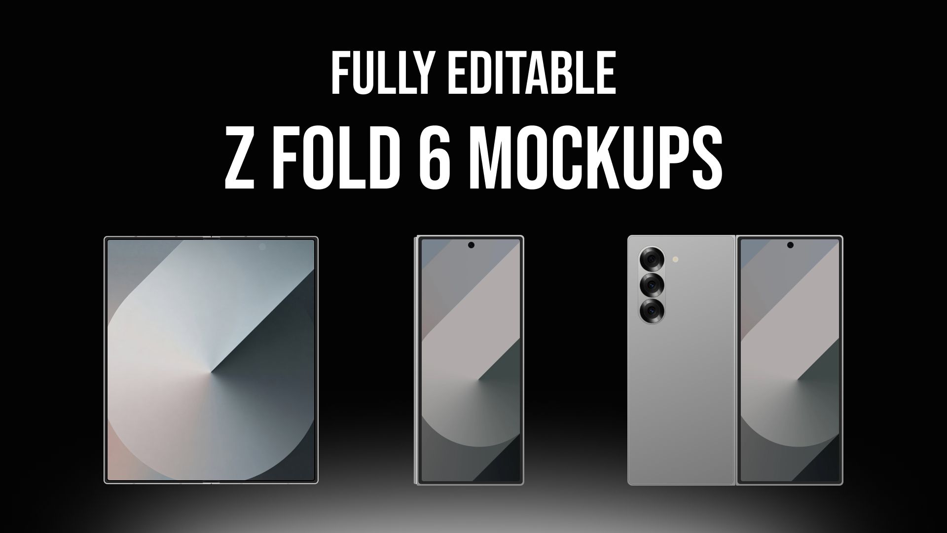 1920x1080 Z Fold 6 Mockup