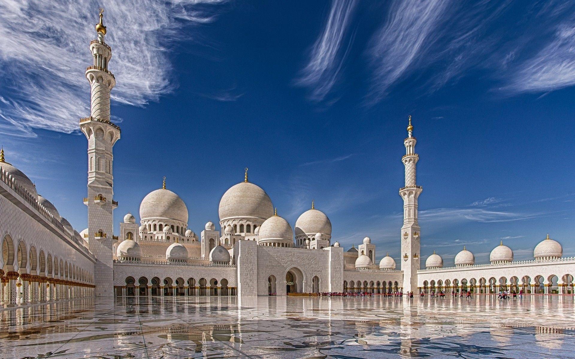 1920x1200 Sheikh Zayed Mosque in Abu Dhabi, United Arab Emirates