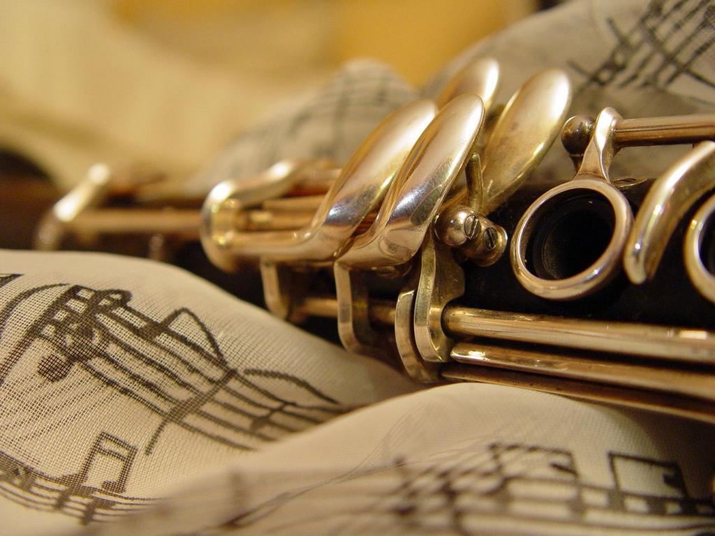 HD wallpaper closeup of black and silver clarinet Musical Instrument  woodwind  Wallpaper Flare