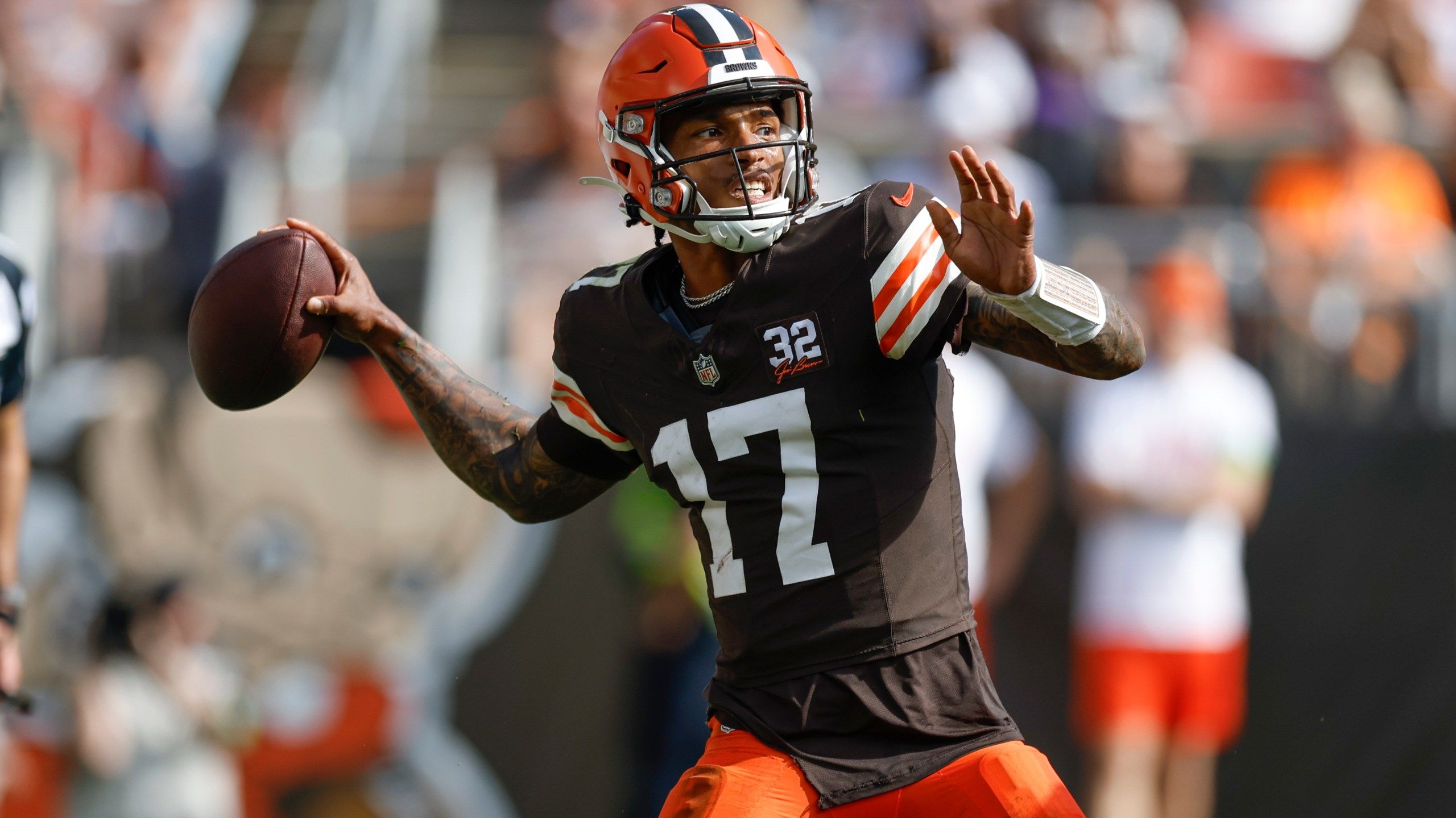 2560x1440 Clkeveland Browns Rookie QB Dorian Thompson Robinson Confident For 2nd NFL Start