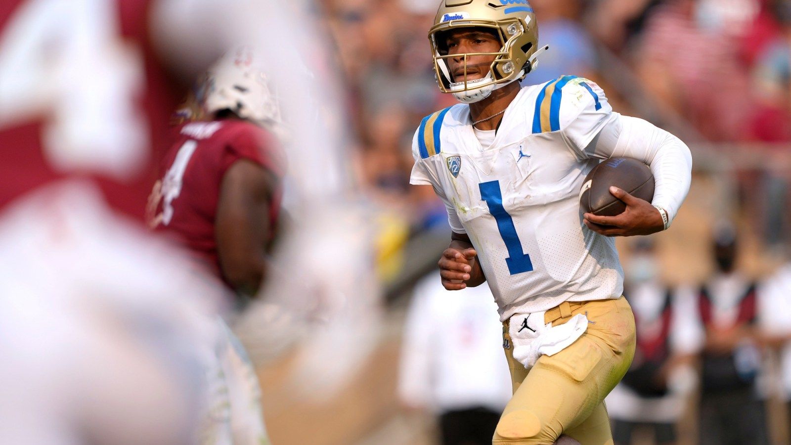 1600x900 UCLA's Dorian Thompson Robinson Returns To Practice 'nicked Up'