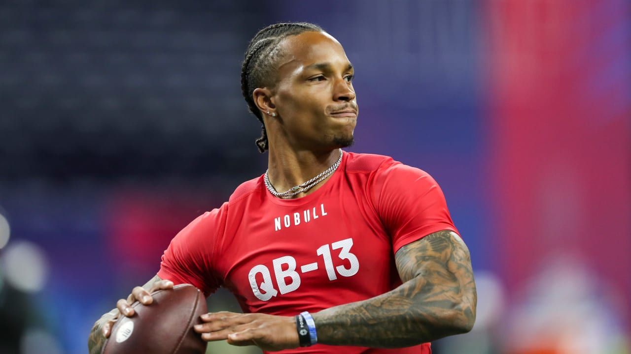 1280x720 Watch: Dorian Thompson Robinson's 2023 NFL Scouting Combine Workout