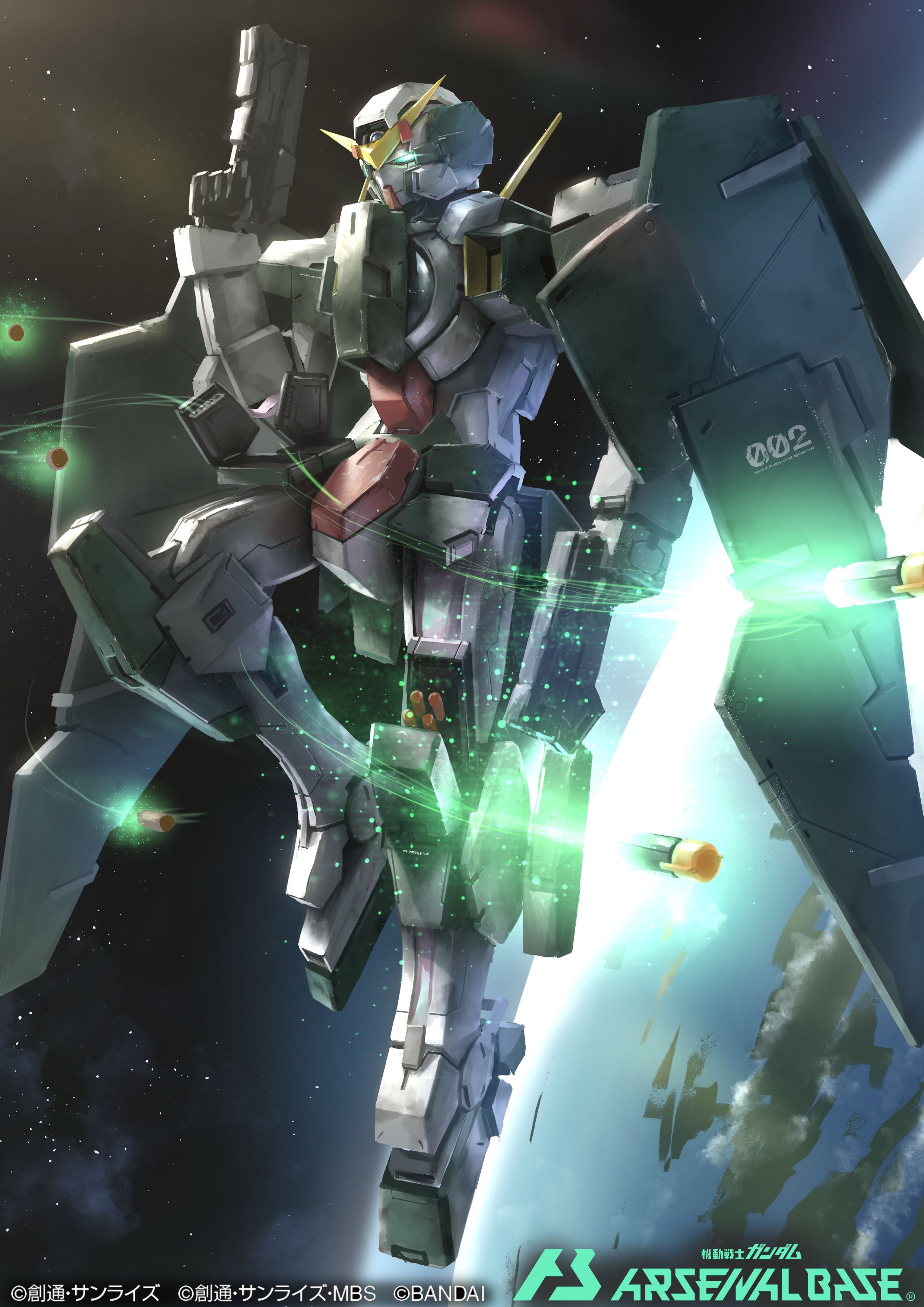 2480x3508 GN 002 Gundam Dynames Suit Gundam 00 Wallpaper By A Mood Home Anime Image Board