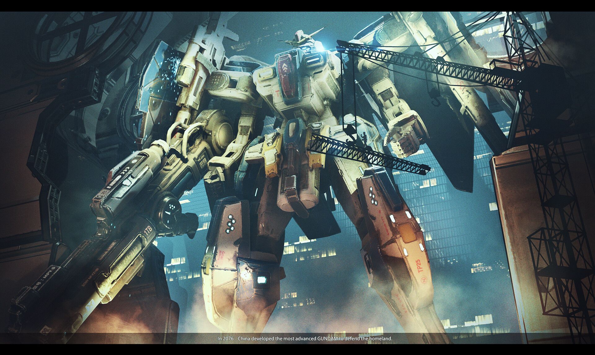1920x1146 Martin GAO GUNDAM DYNAMES REAL TYPE HEAVYARM KAI