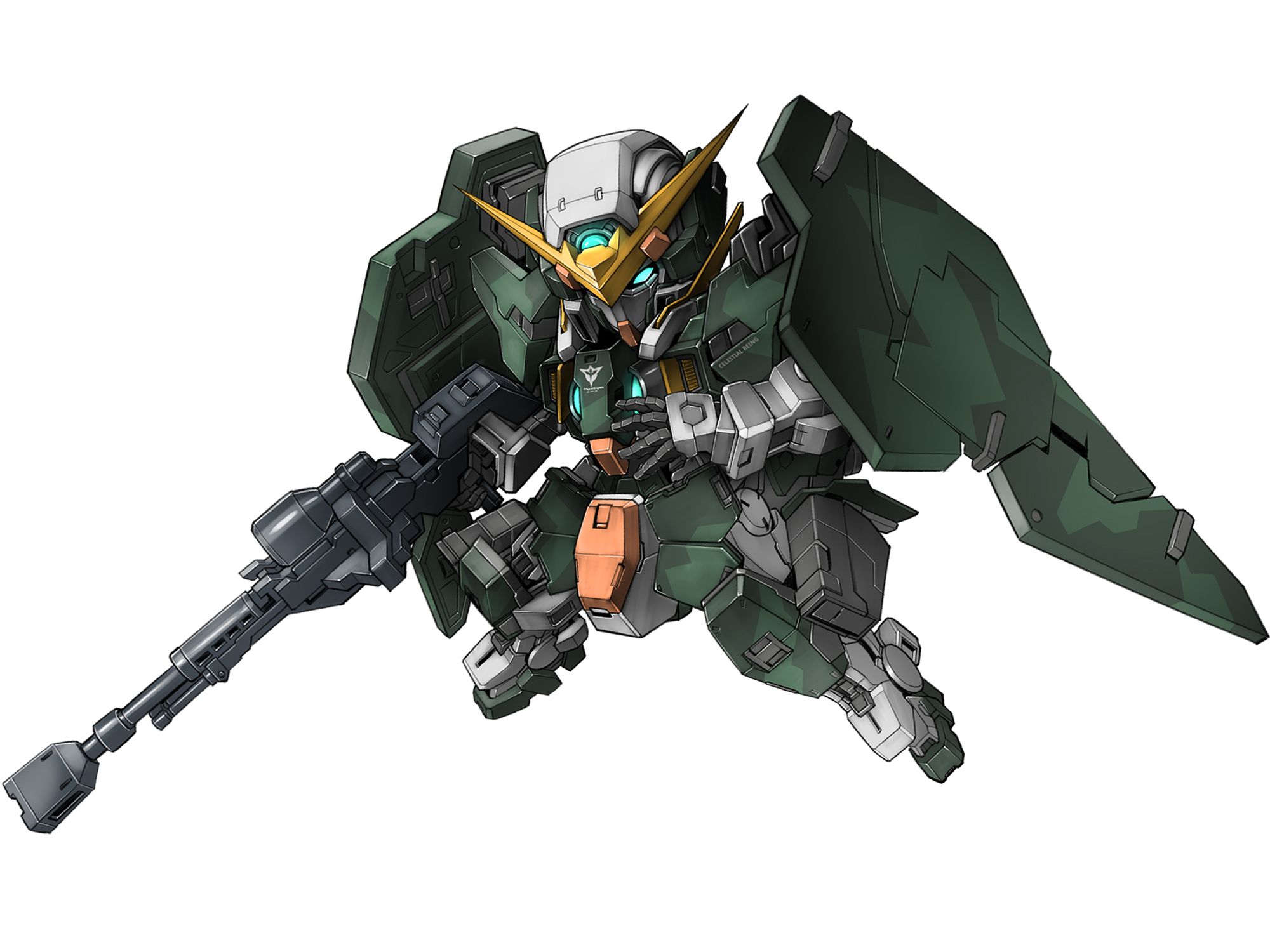 2000x1500 GN 002 Gundam Dynames Suit Gundam 00 By Pixiv Id 8191276 Anime Image Board