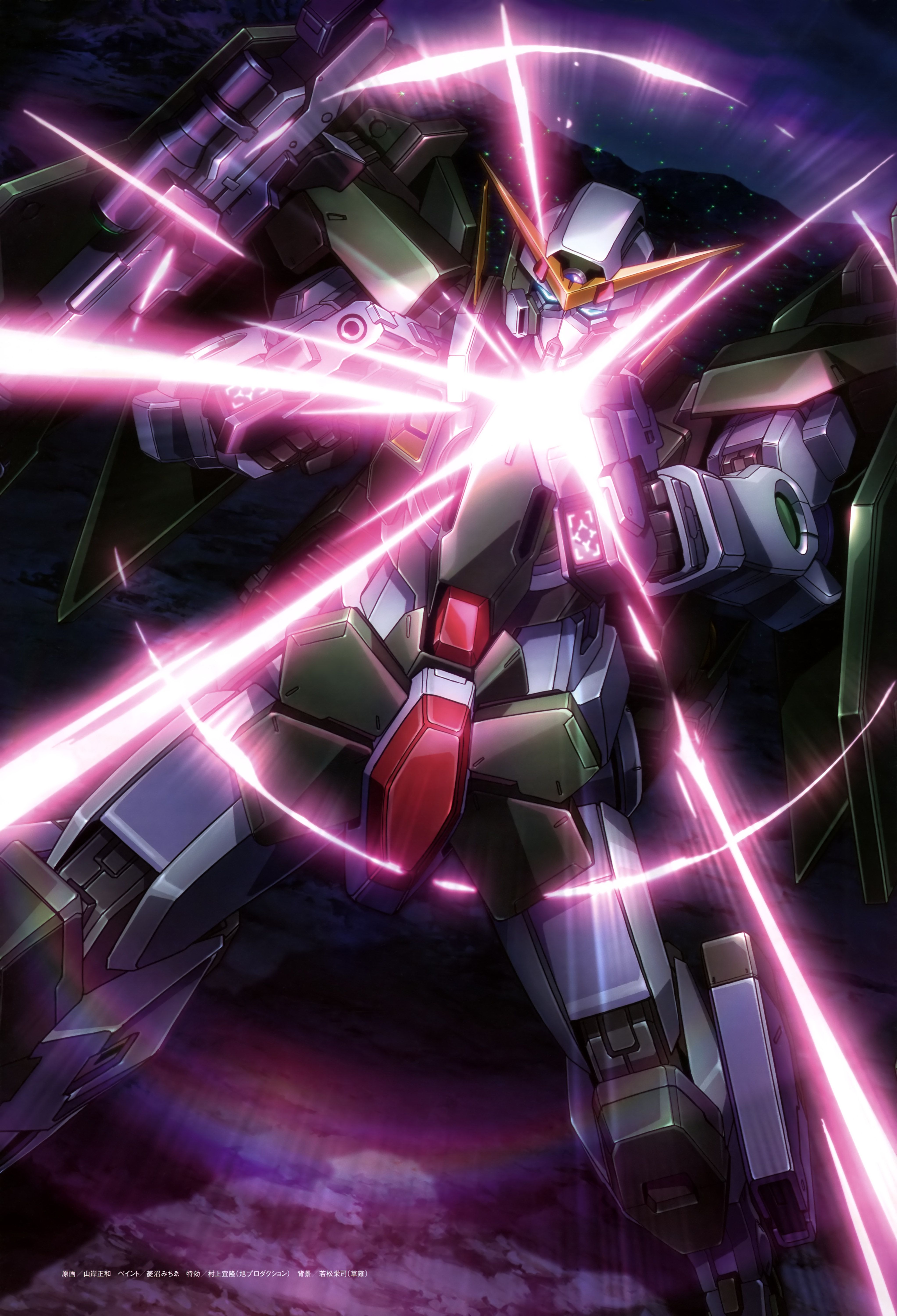 4089x5997 GN 002 Gundam Dynames Suit Gundam 00. Anime Image Board