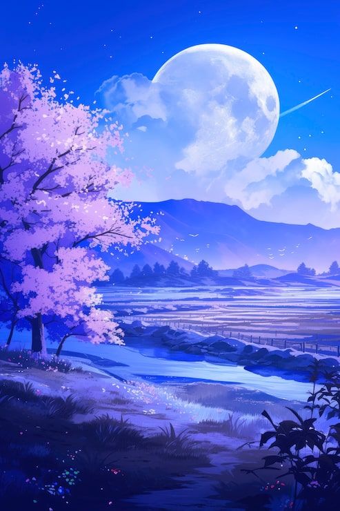 493x740 Beautiful manga landscapes Image