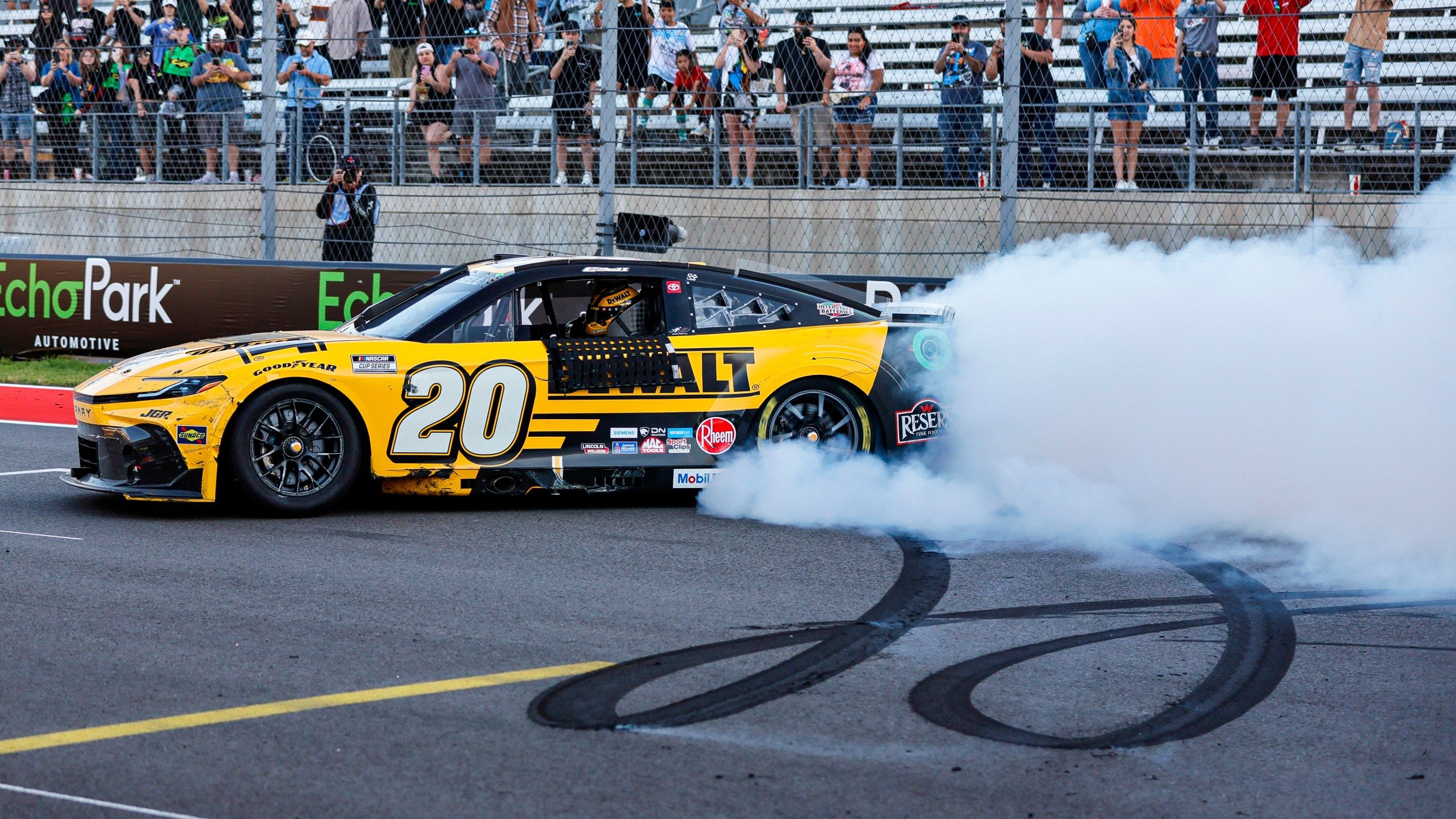 2560x1440 Bell Makes Late Charge For Lead And Holds Off Byron At COTA For 2nd Straight NASCAR Victory. WJHL. Tri Cities News & Weather