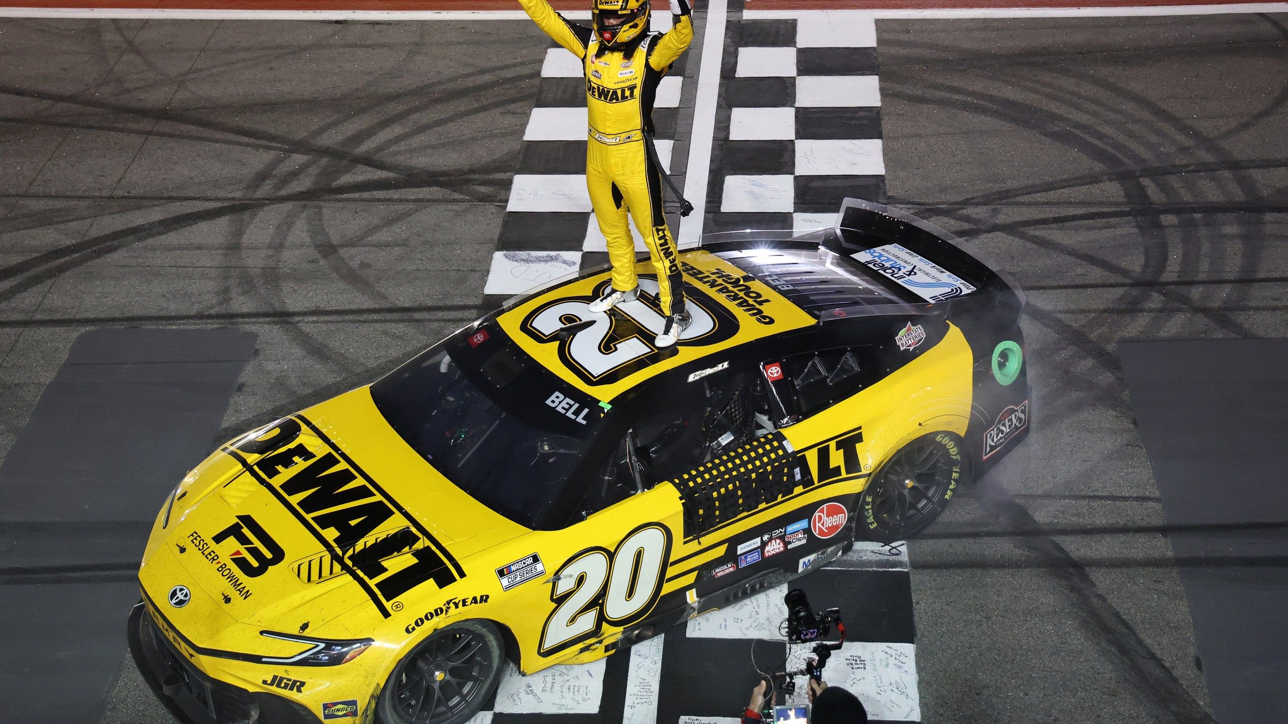 2560x1440 Bell Takes Only Lead In OT To Edge Hocevar, Larson In Another Thrilling NASCAR Finish In Atlanta. WJHL. Tri Cities News & Weather