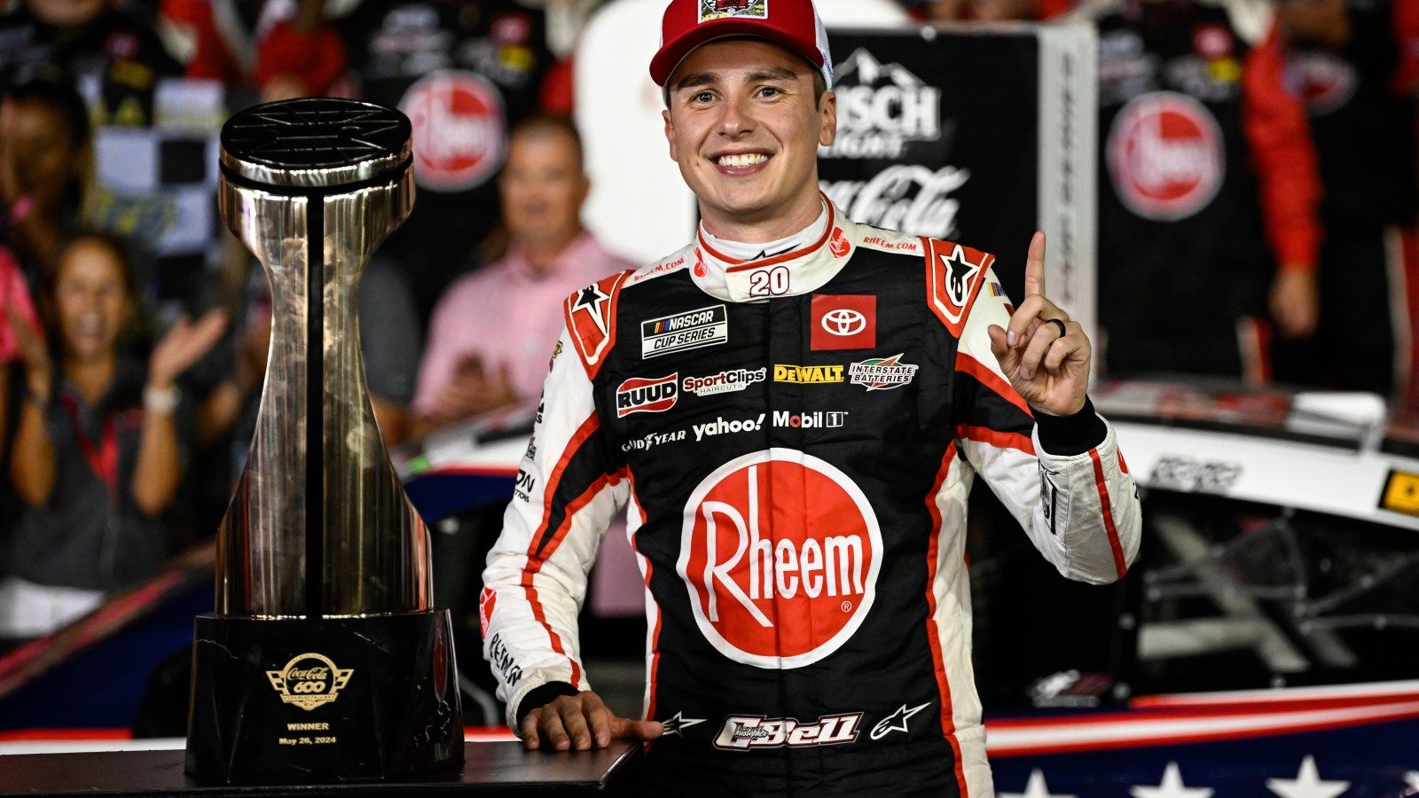 1600x900 Christopher Bell Wins Coca Cola 600 After Race Called With 151 Laps Left Due To Wet Weather