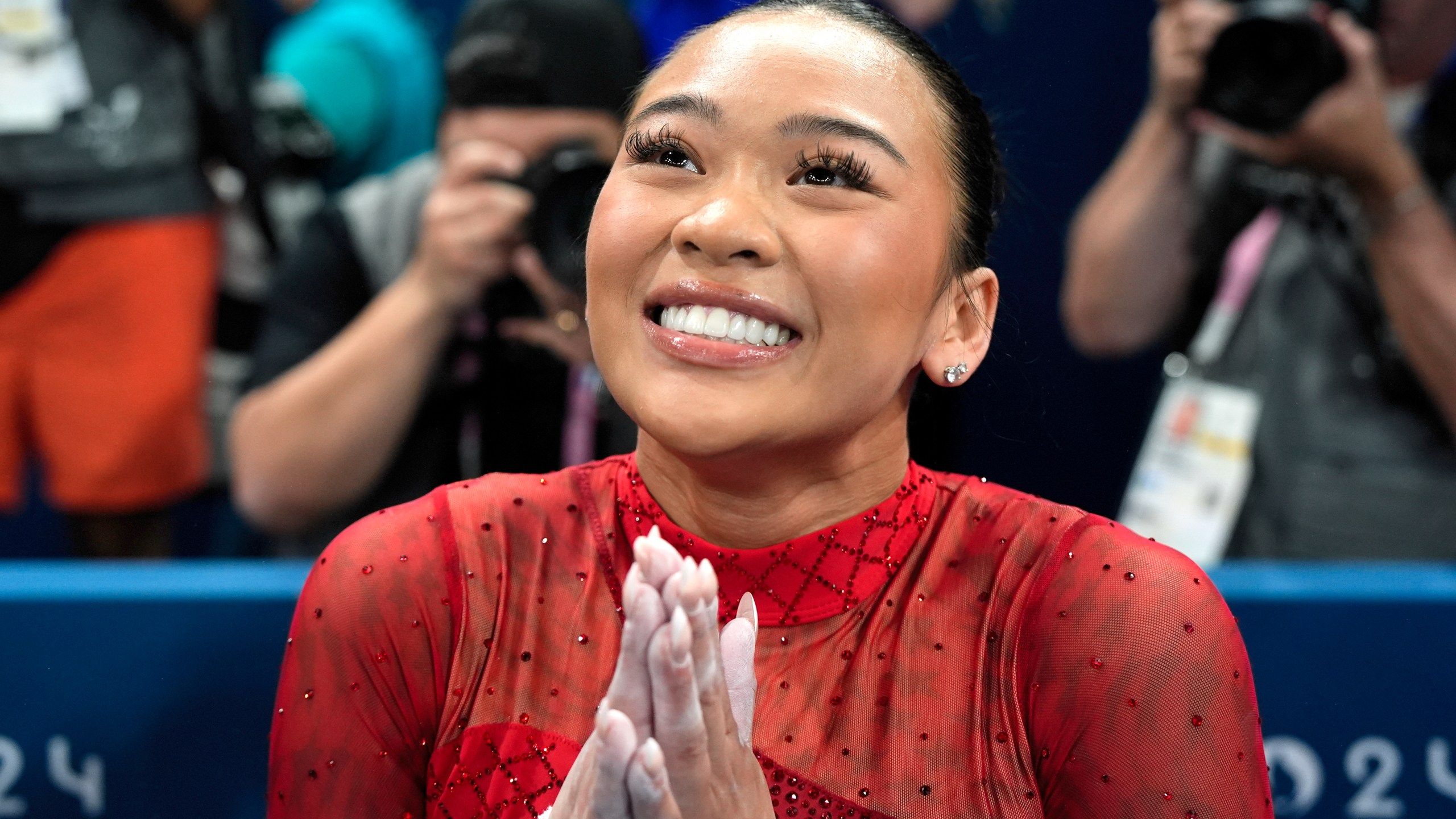 2560x1440 Sunisa Lee couldn't get out of bed in December. Now she has three Olympic medals in Paris