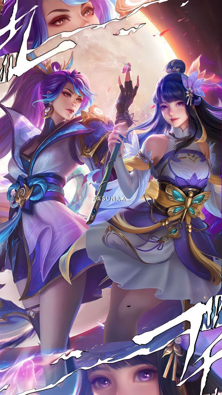 736x1308 Kagura x Hanabi mlbb
