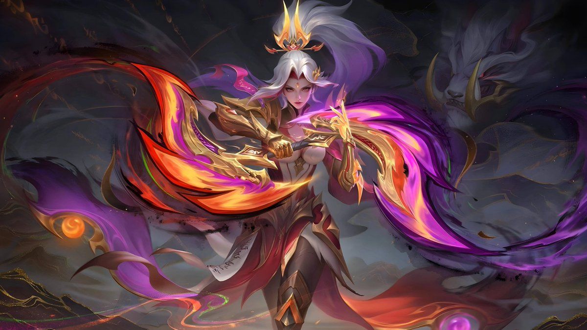 1200x675 Splash Art of Hanabi Soul Vessel Series Skin, Vessel of Rage #hanabi #seulvessel #skin #mlbb #maenxgame