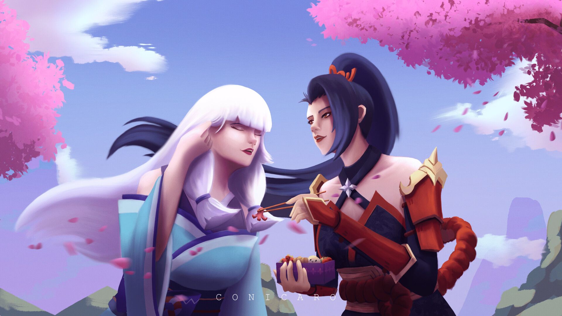 1920x1080 Hanagura FanArt mlbb
