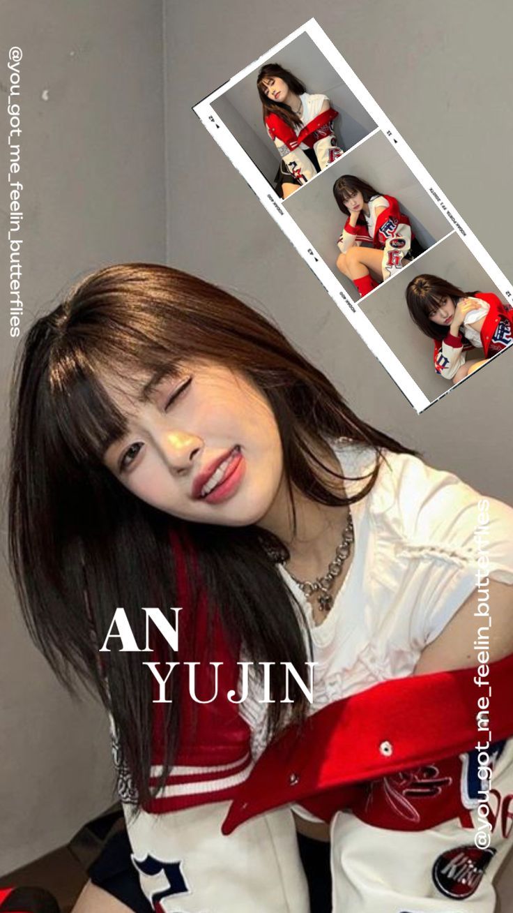 736x1308 13caratdiamond_ #anyujin #yujin #ive #red #kpop #wallpaper #cute #yougotmefeelinbutterflies