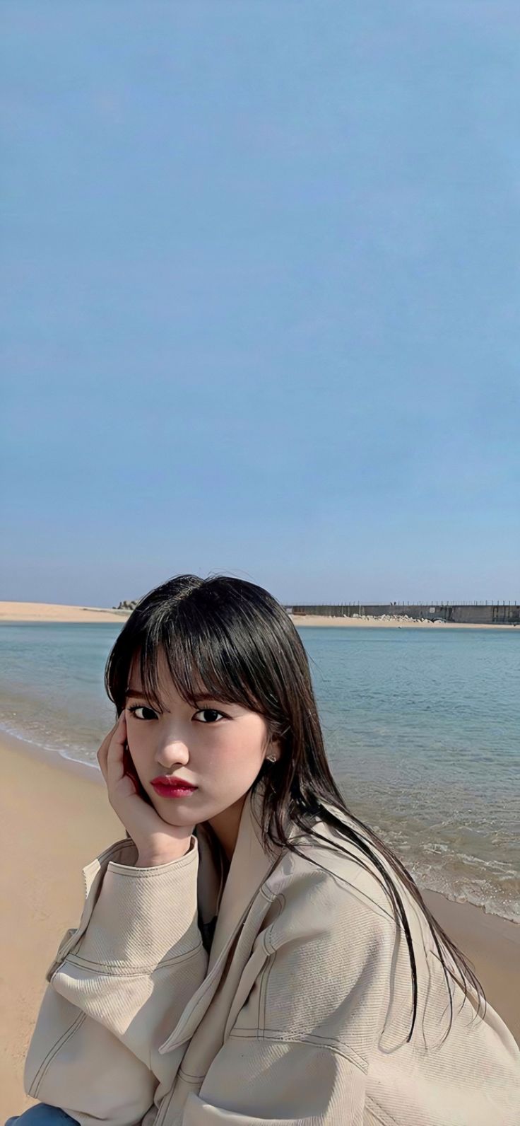 736x1592 ahn yujin wallpaper