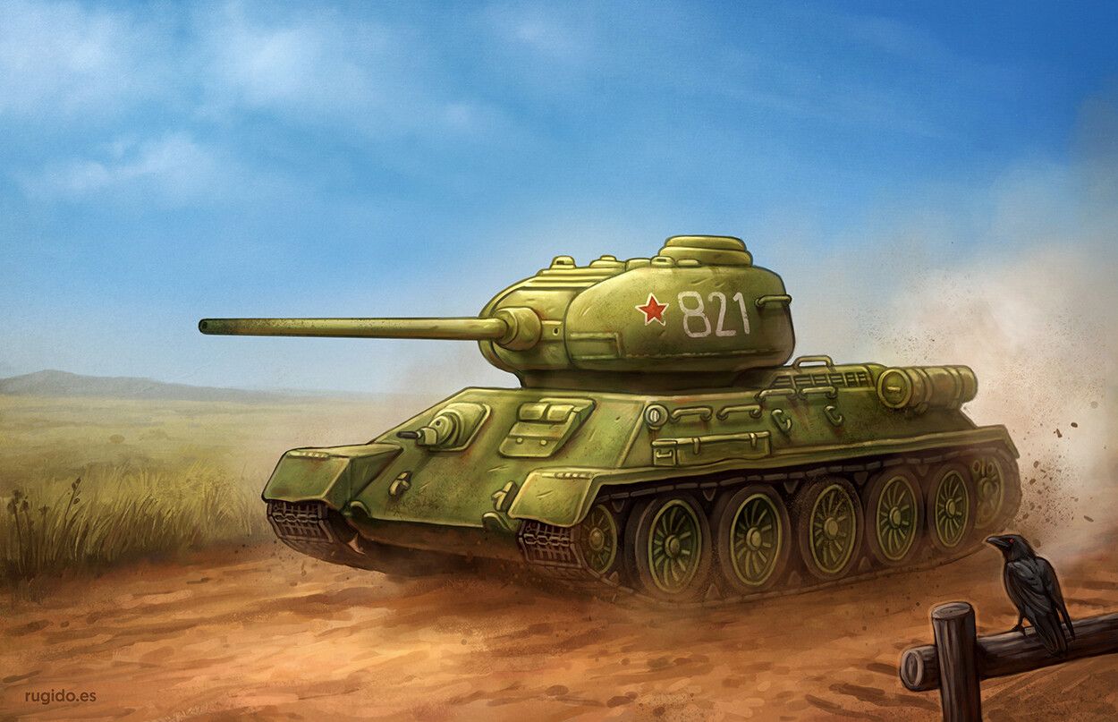 1250x807 T 34 85 Soviet Tank
