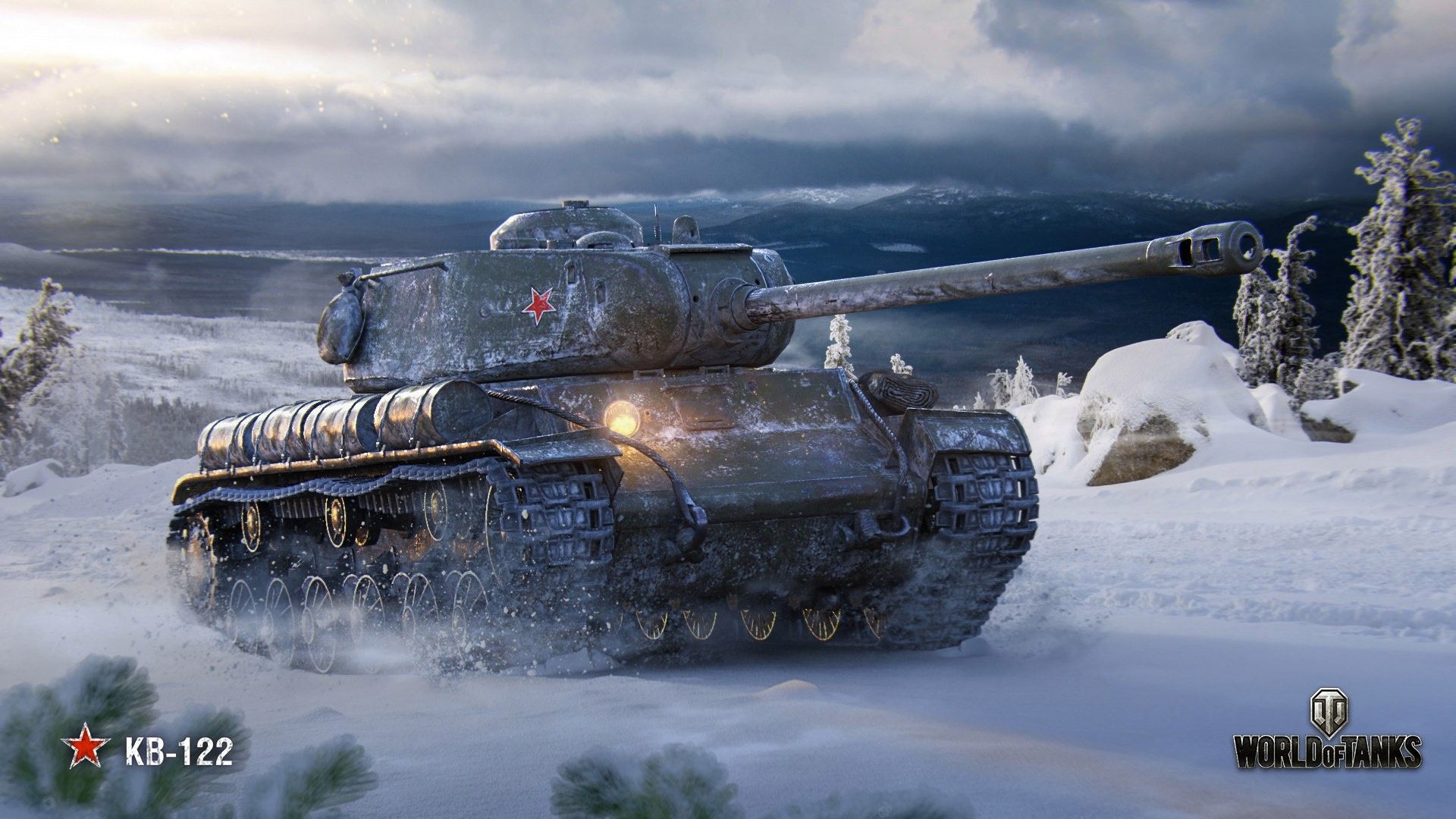 1920x1080 Wallpaper World of Tanks, Soviet tank, snow, winter 1920x1080 Full HD 2K Picture, Image