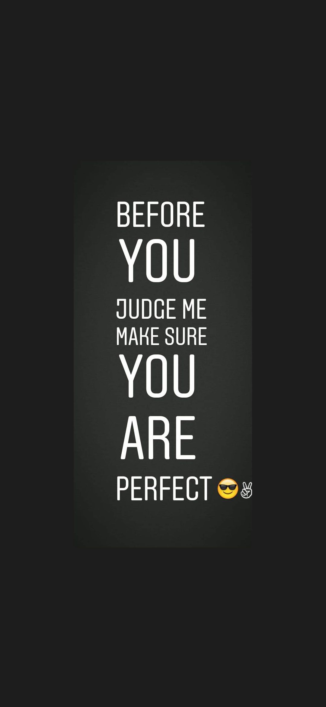 1080x2340 Don't Judge Me Wallpaper