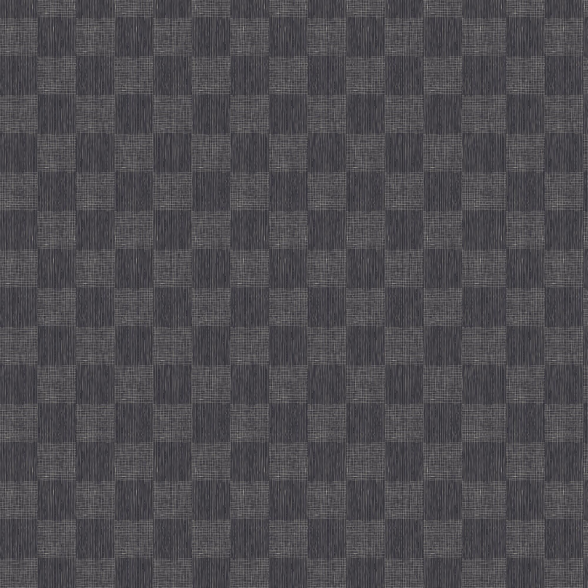 2000x2000 Essex Wallpaper in Black I, 52 x 132