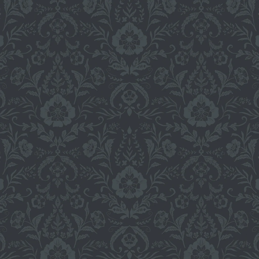 1024x1024 Dark Romance Opulent Damask Charcoal
