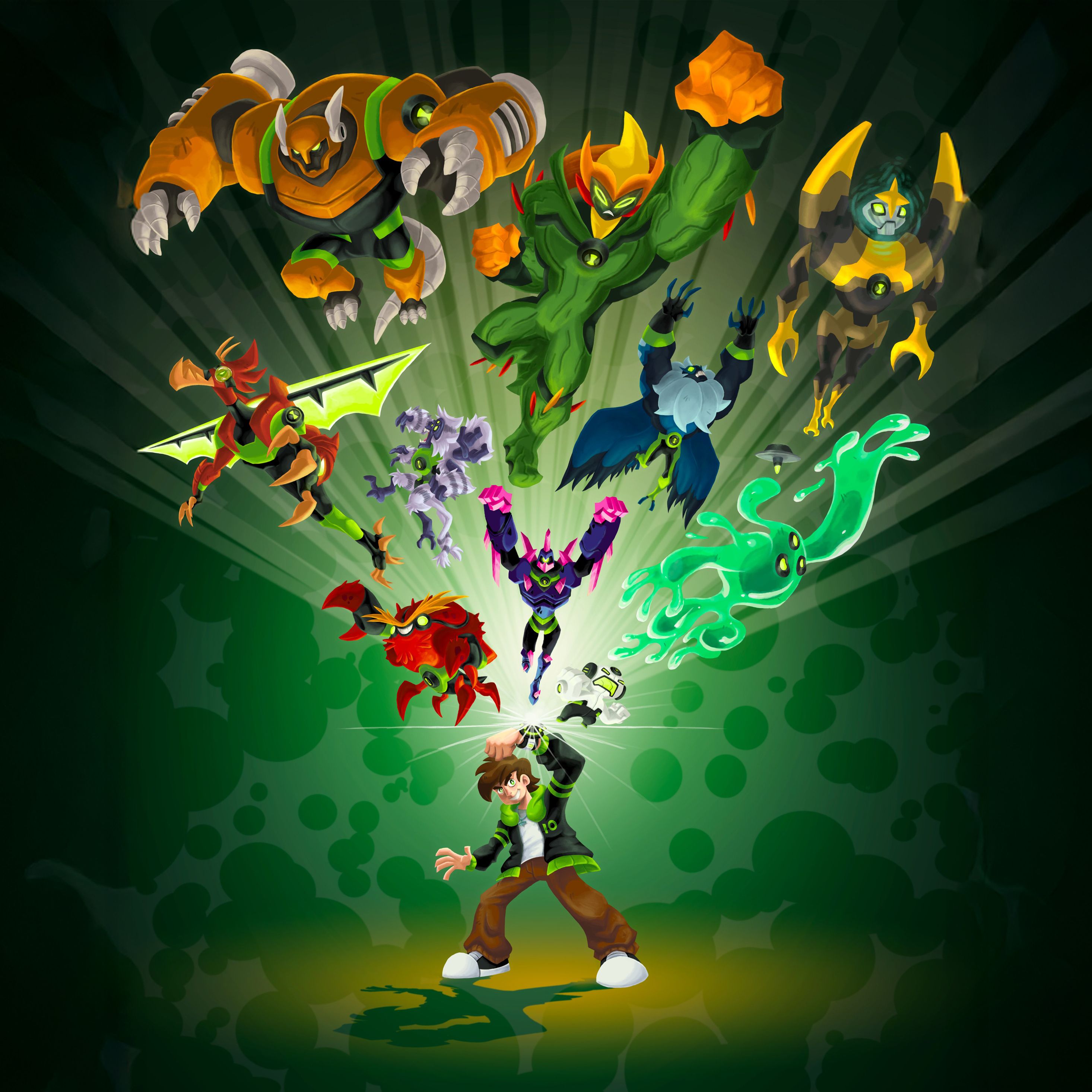 2932x2932 Ben 10 Cartoon iPad Pro Retina Display , HD 4k Wallpaper, Image, Background, Photos and Picture